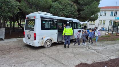 Okul servis araçlarına denetim