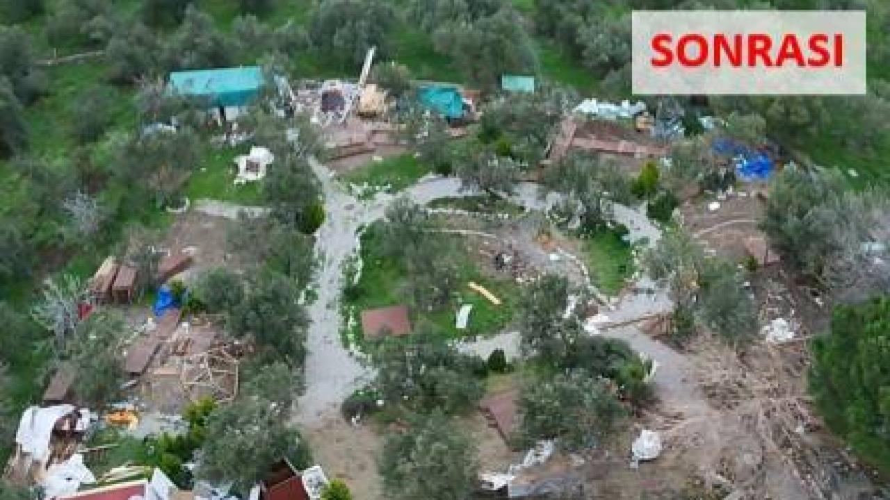 Tespit edilen kaçak yapılar yıkılıyor