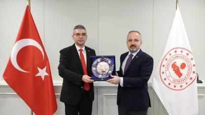 Bigalılar Sosyal Yardımlaşma Derneği’nden Bülent Turan’a ziyaret