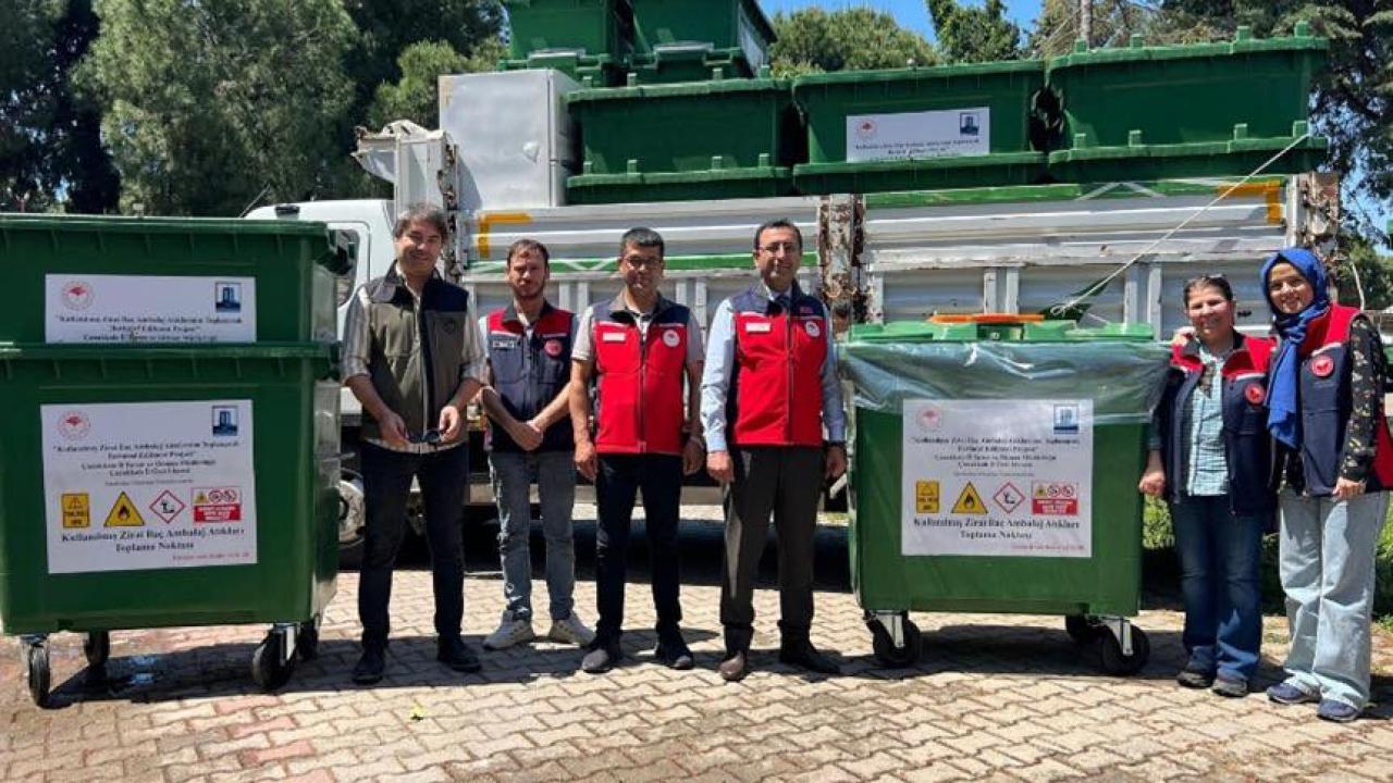 Çanakkale’de 8 yılda 45 bin kilo zirai atık toplandı