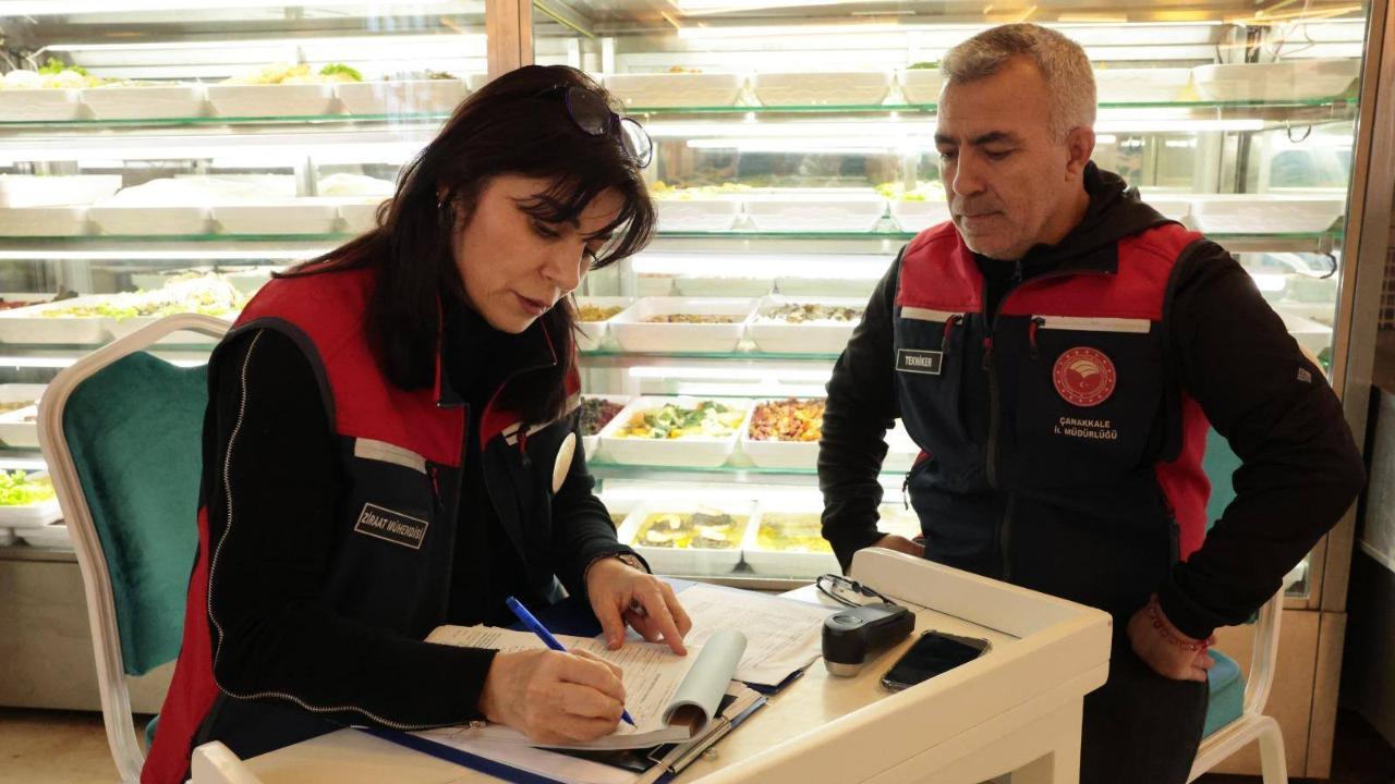 Çanakkale’de denetimler sürüyor