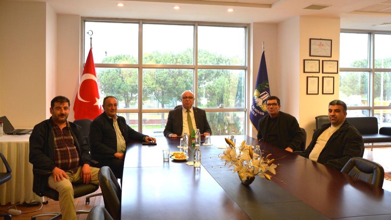 Ezine Heyetinden ÇTB’ye ziyaret