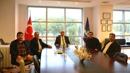 Ezine Heyetinden ÇTB’ye ziyaret