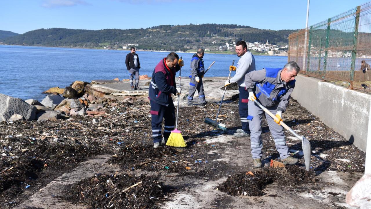 Yağışların ardından temizlik çalışmaları sürüyor