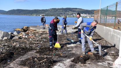 Yağışların ardından temizlik çalışmaları sürüyor
