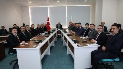 Güvenlik ve asayiş toplantısı yapıldı