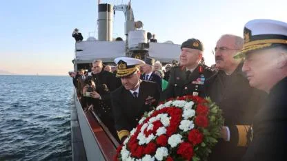 Nusret Mayın Gemisi’nde anma töreni