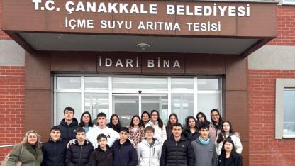 Öğrenciler İçme Suyu Arıtma Tesisini inceledi