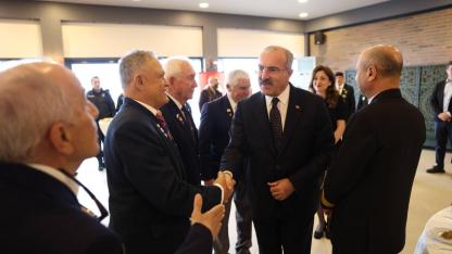 Protokol Deniz Polisevi'nde bayramlaştı