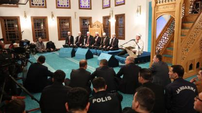 Şehitler Abidesi Camii'nde Kadir Gecesi programı