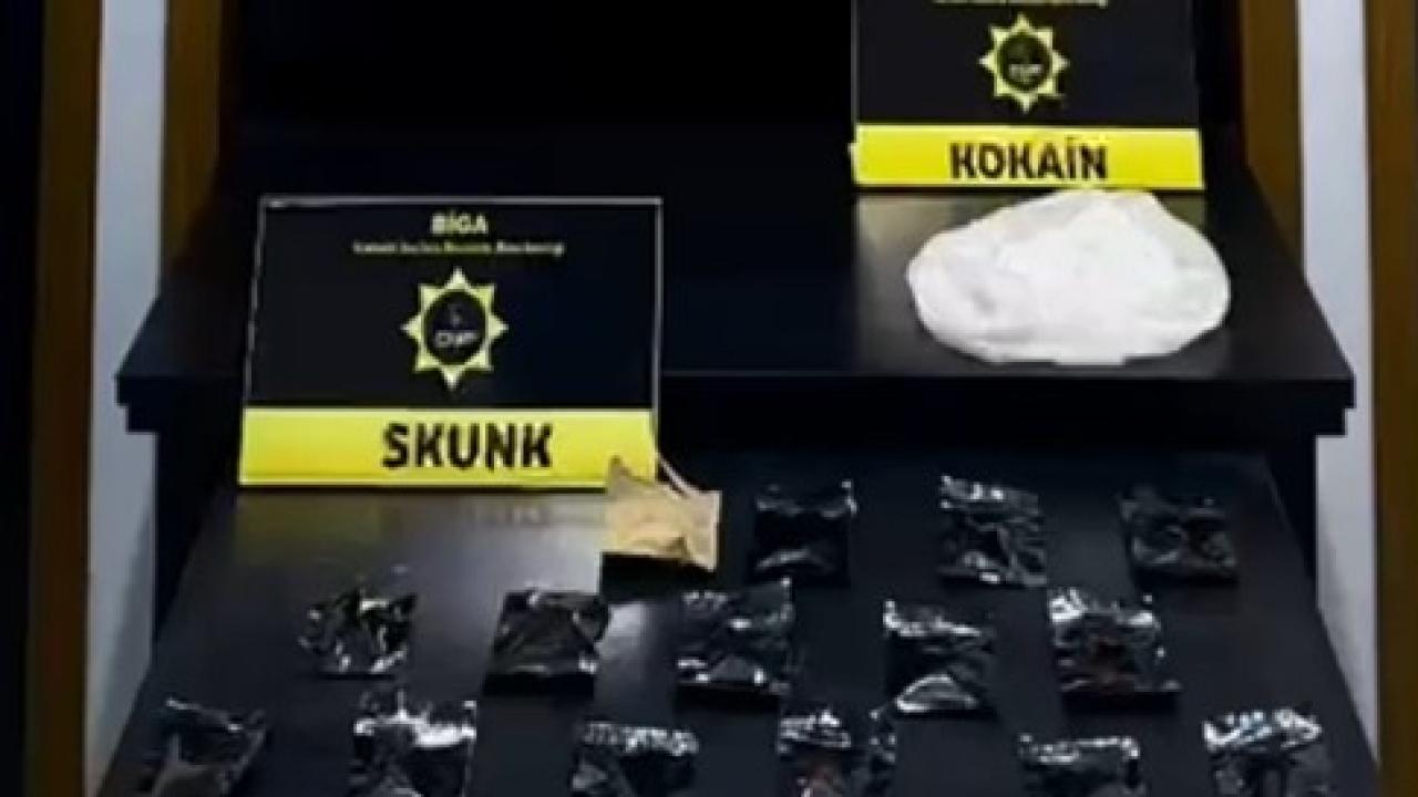 Biga’da uyuşturucu operasyonu; 1 tutuklama!