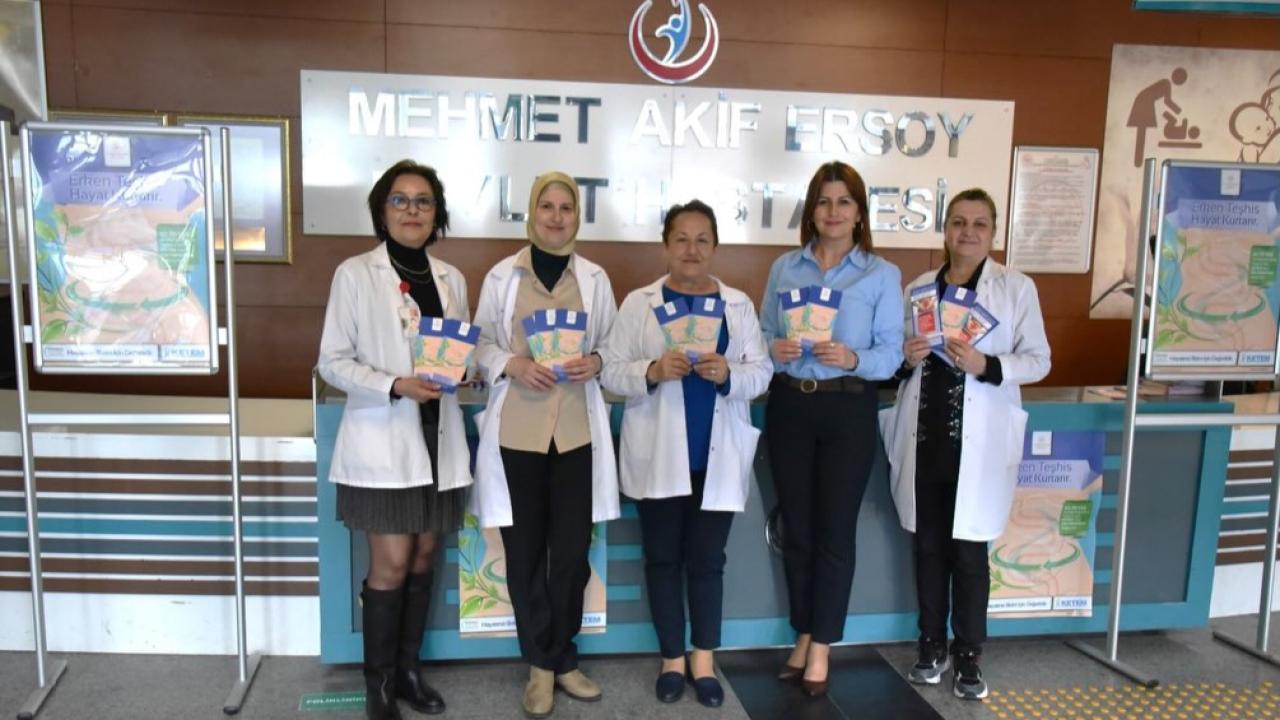 Devlet Hastanesi’nde farkındalık standı kuruldu