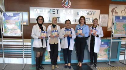 Devlet Hastanesi’nde farkındalık standı kuruldu