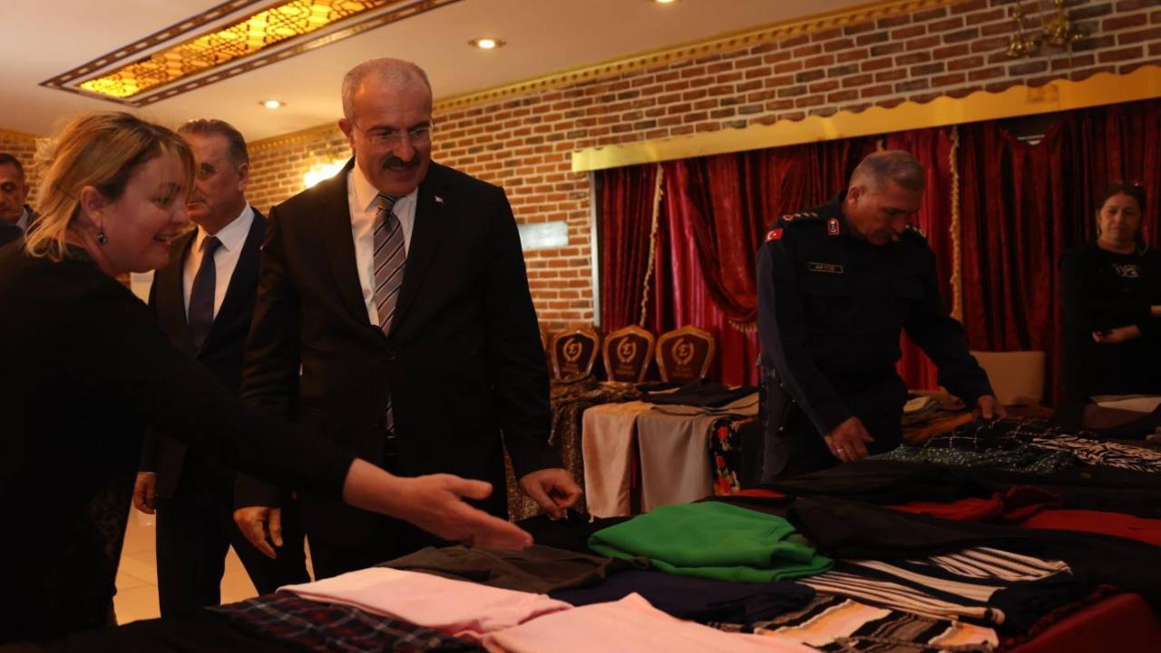 Dikiş Nakış Kursu Sergisi açıldı