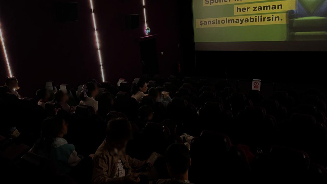 Minikler sinema ile buluşturuldu