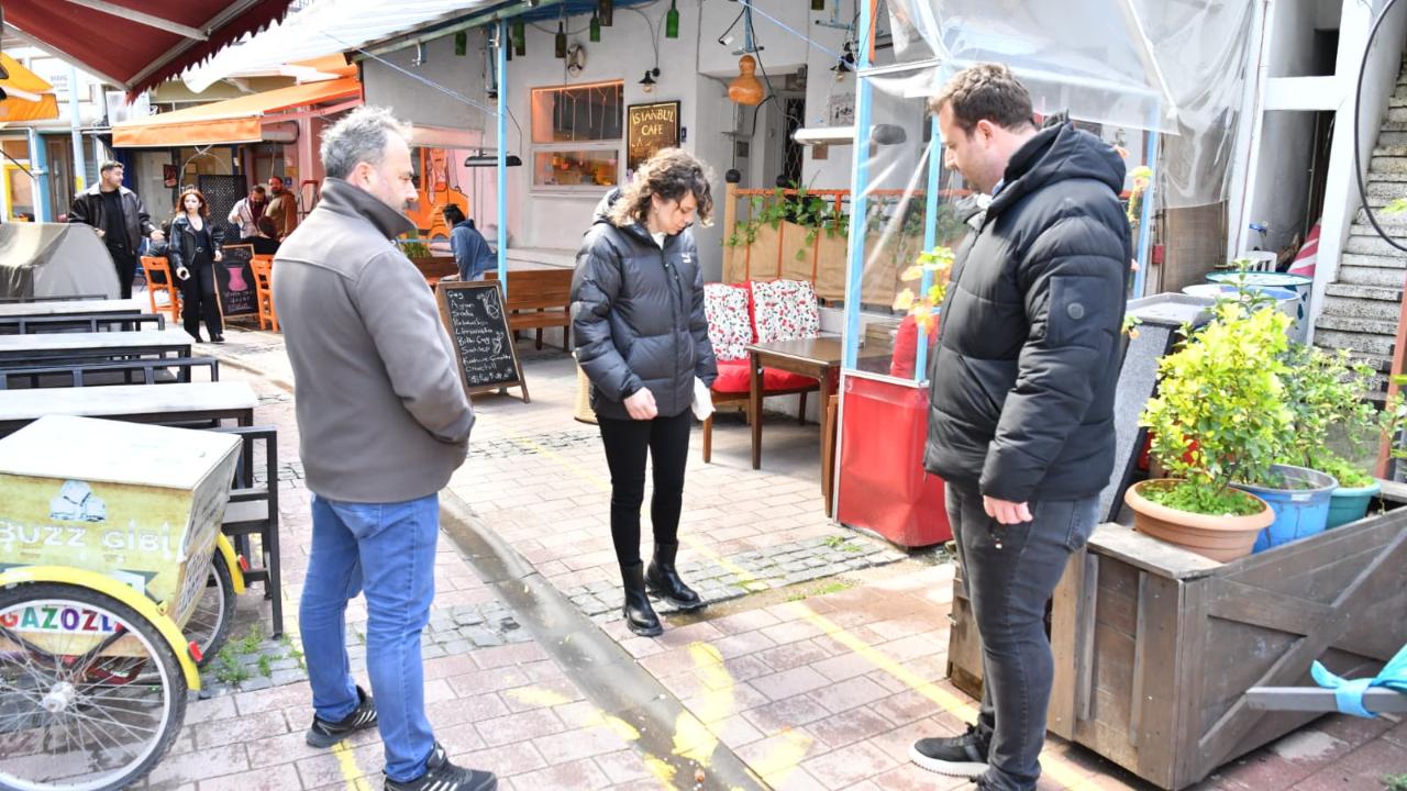 Muhtarlarla birlikte sorunlar yerinde tespit ediliyor