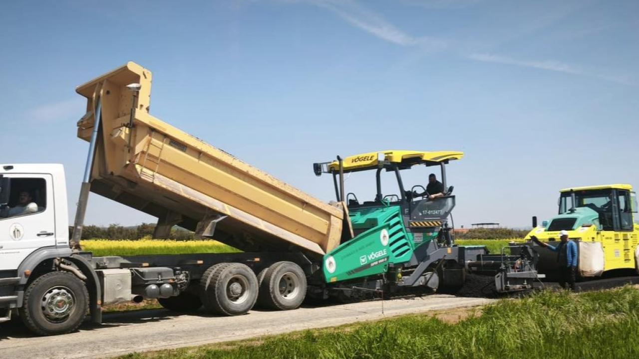 Yülüce Köyü’nde yol çalışması!