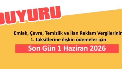 Çanakkale Belediyesi'nden duyuru!