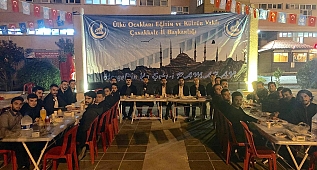 Çanakkale Ülkü Ocaklarından iftar yemeği